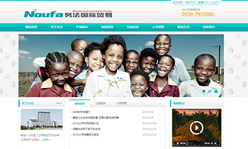 山东努法国际贸易有限公司网站开发